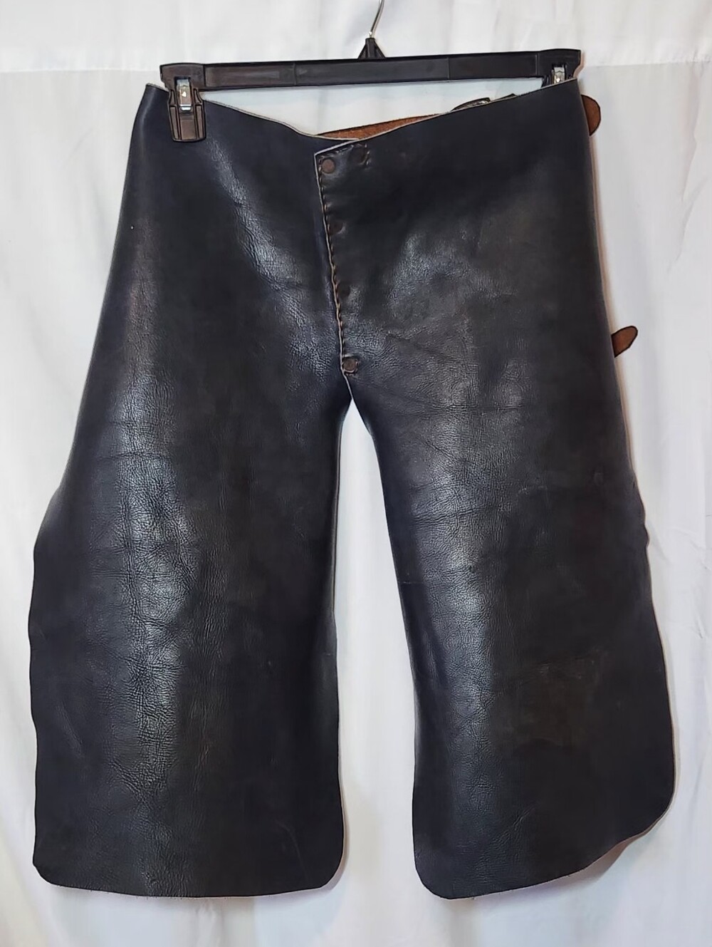 Vintage Leather Apron Chaps Belt Size 31